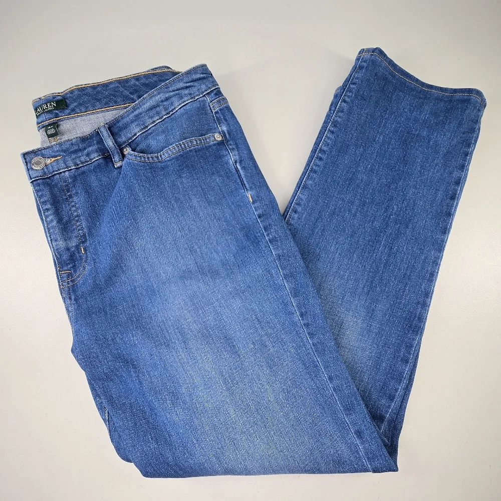 Lauren Ralph Lauren Premier Straight High Rise Jeans Women’s Size 16W